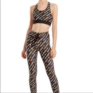 The Upside Anna 70’s Retro Logo Leggings + Bra